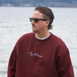 Shy Burgundy Crewneck