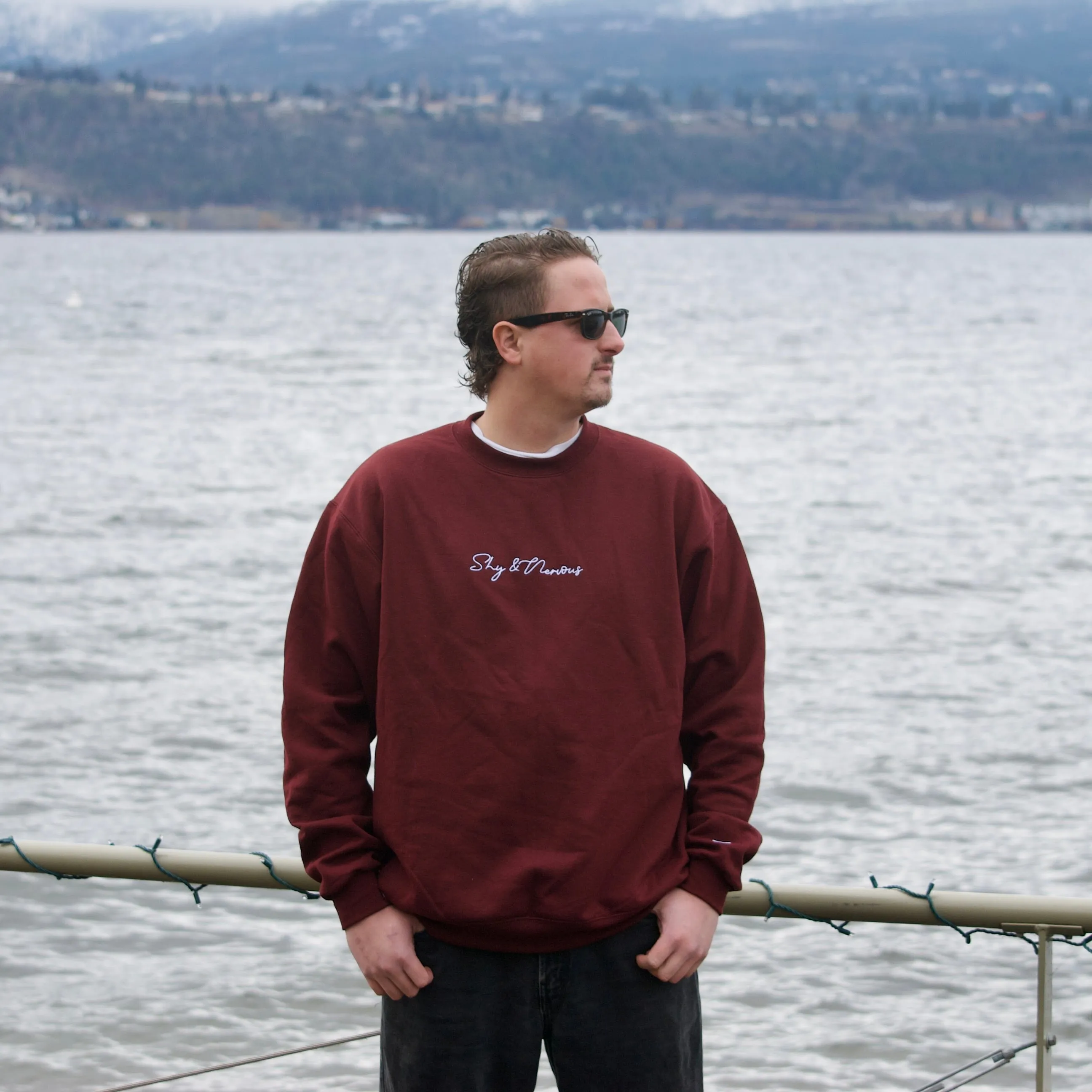 Shy Burgundy Crewneck