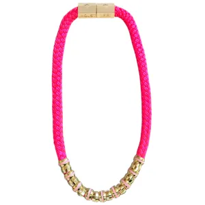Skinny Classic Hot Pink Necklace