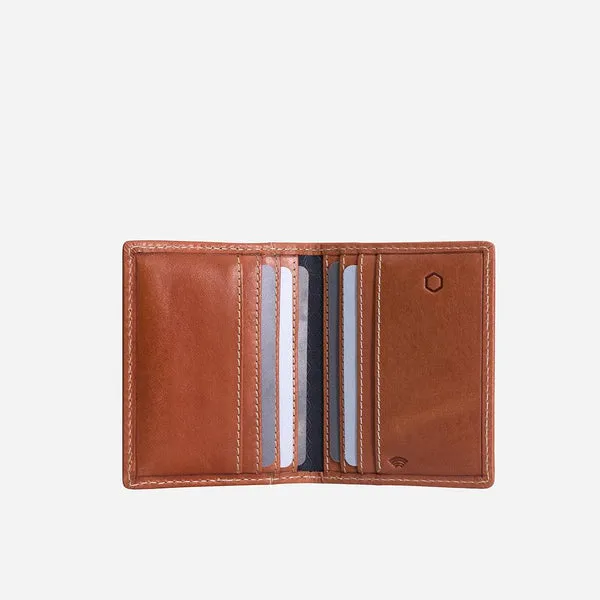 SLIM BIFOLD CARD HOLDER, TAN