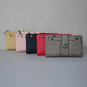 Small Wallets for Women | Bifold Wallet with Coin Pocket Card Holder & ID Window