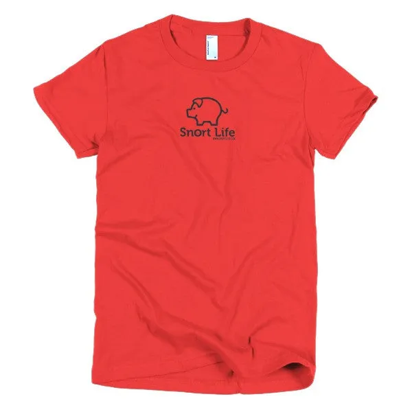 Snort Life Short Sleeve Women's T-Shirt