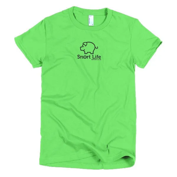 Snort Life Short Sleeve Women's T-Shirt