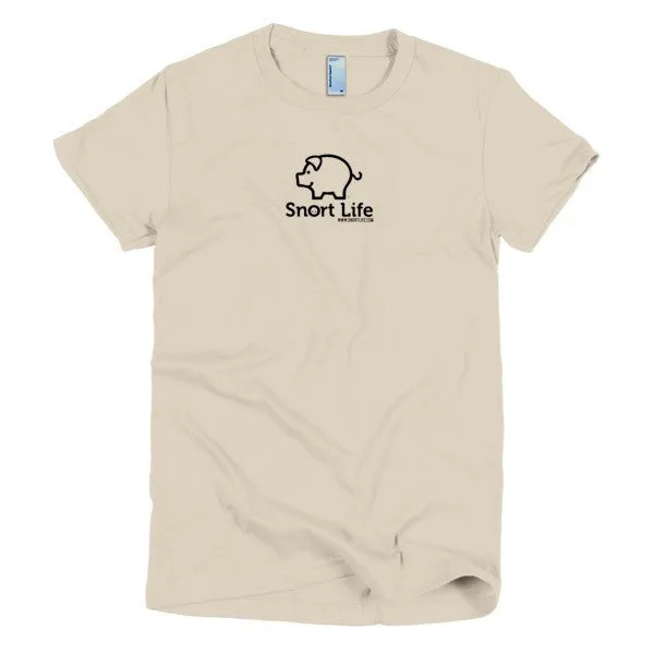 Snort Life Short Sleeve Women's T-Shirt