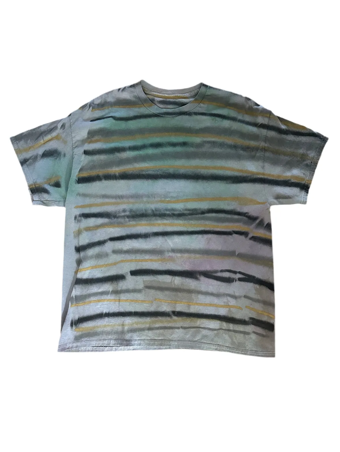 Sold out Thank you! -ALR Unisex USA Farmed Cotton Hand Dyed Striped Shirt