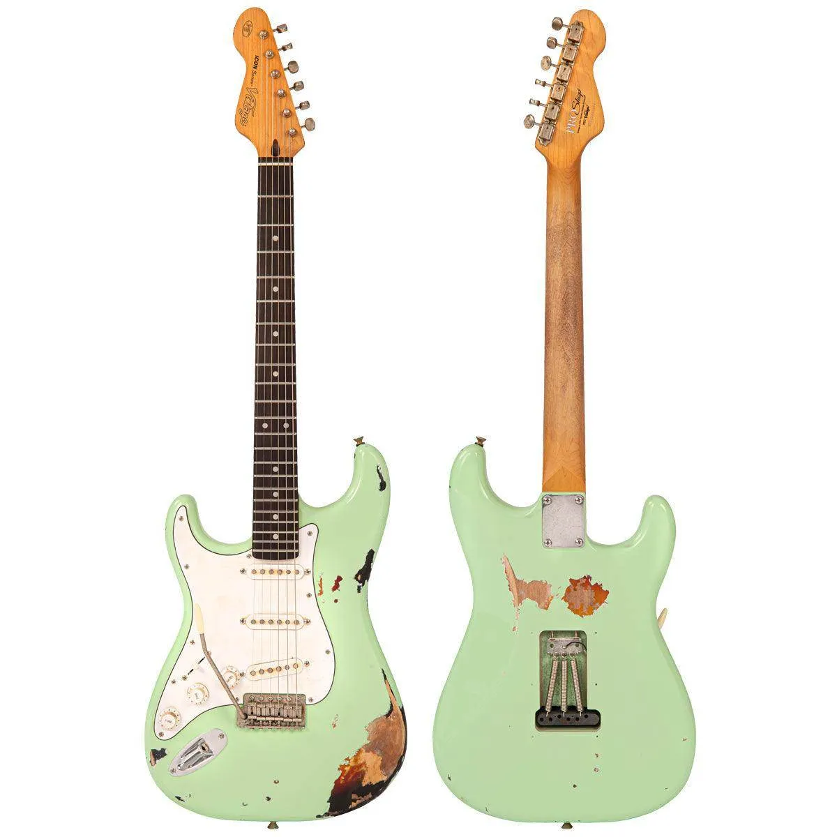 SOLD - Vintage V6 ProShop Unique ~ Surf Green over Sunburst ~ Left Handed