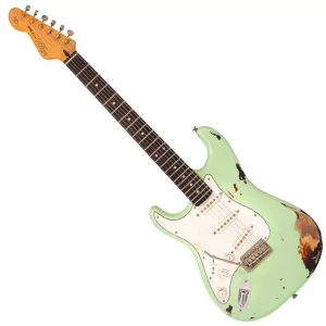 SOLD - Vintage V6 ProShop Unique ~ Surf Green over Sunburst ~ Left Handed