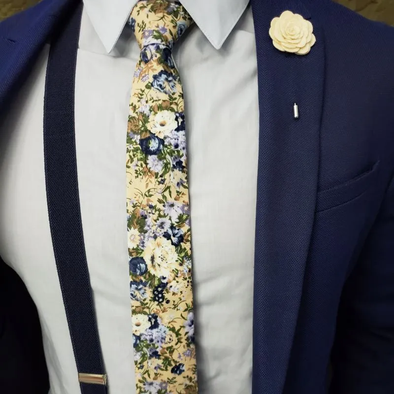 Solid Navy Suspenders