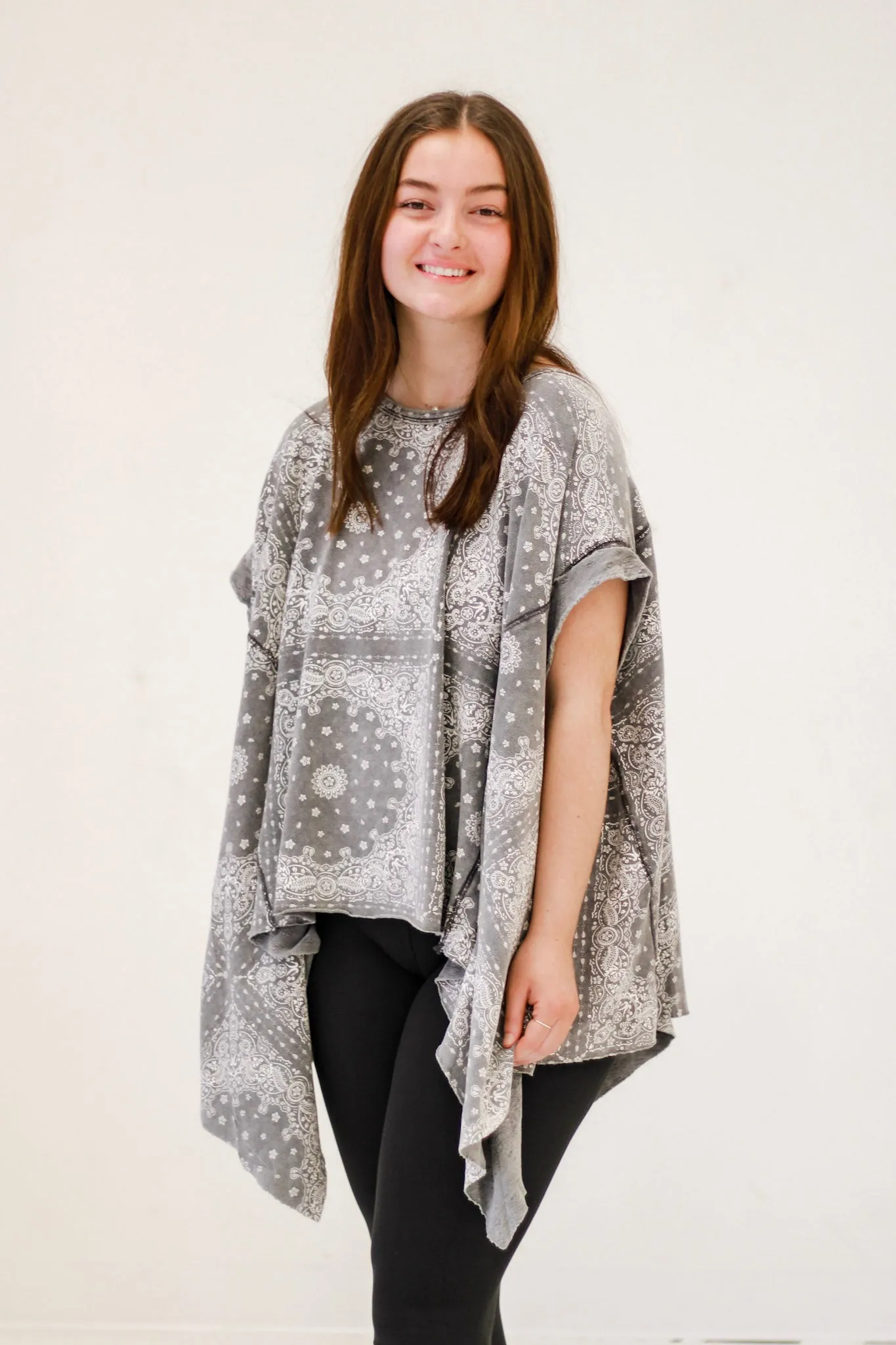 Sound of the South Bandana Print Top