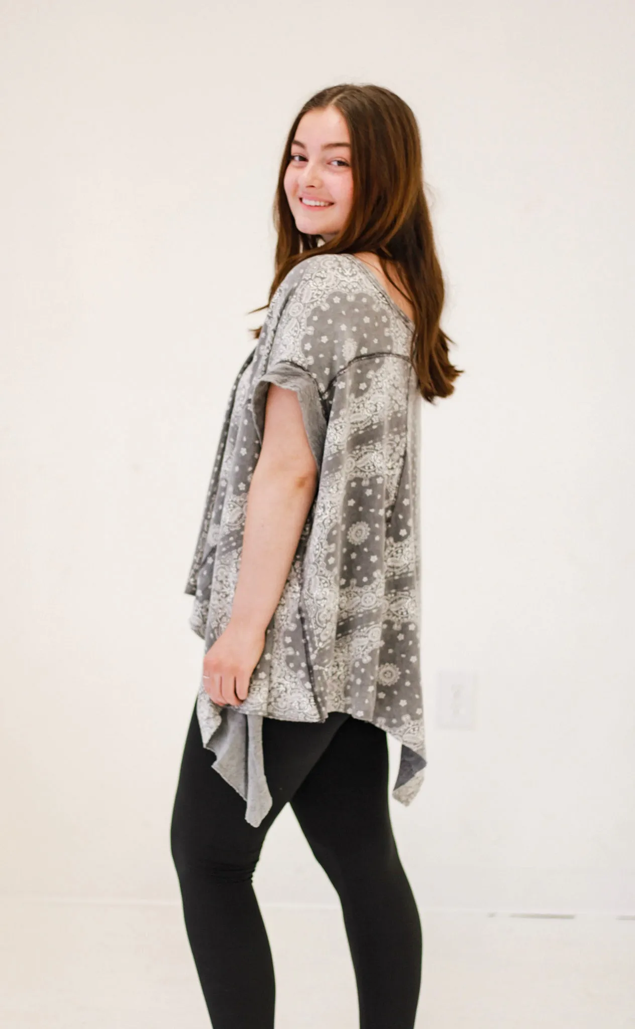 Sound of the South Bandana Print Top