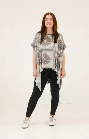 Sound of the South Bandana Print Top