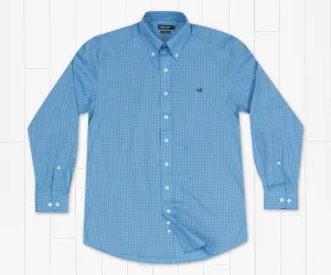 Southern Marsh Greene Performance Check Dress Shirt
