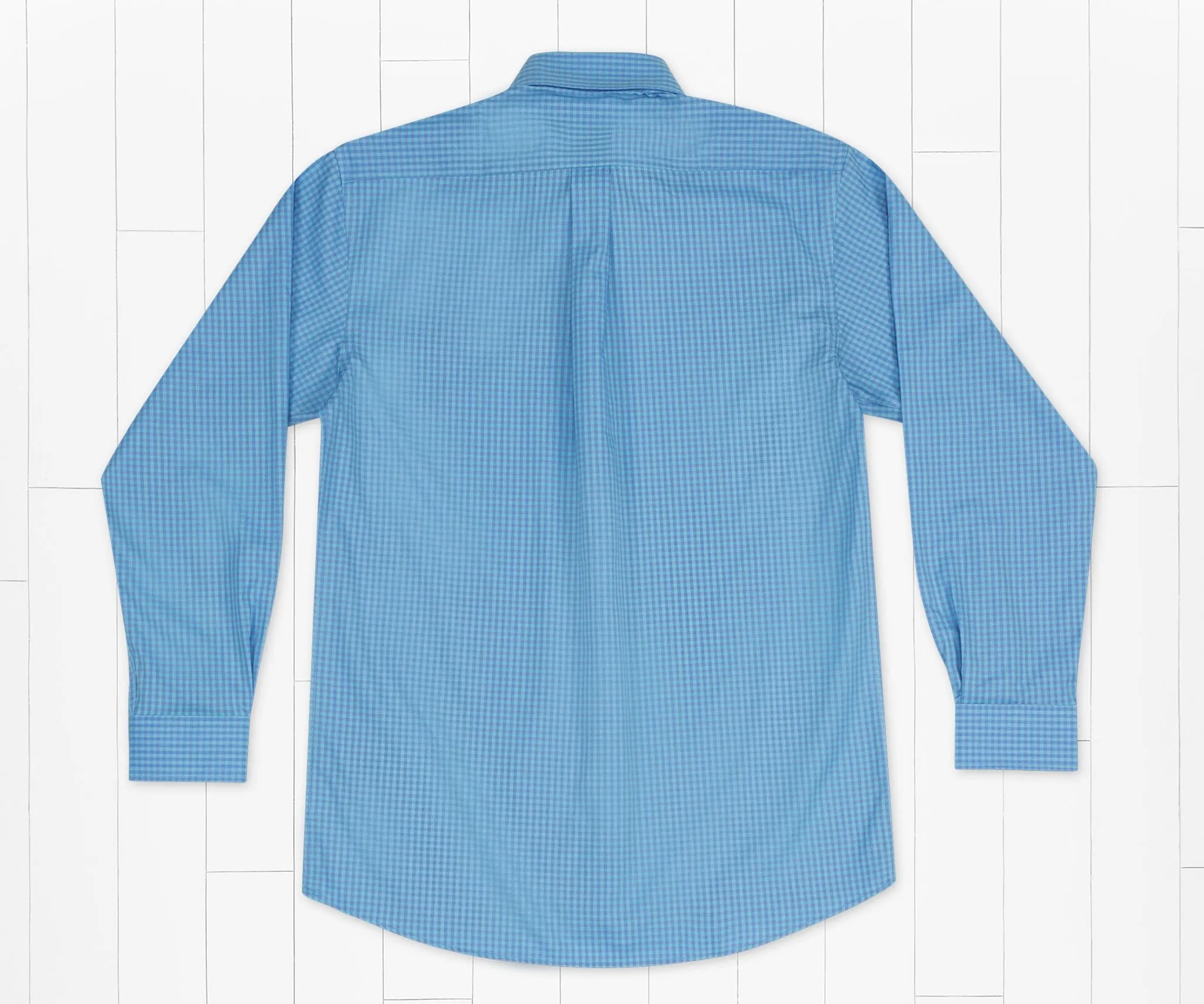 Southern Marsh Greene Performance Check Dress Shirt