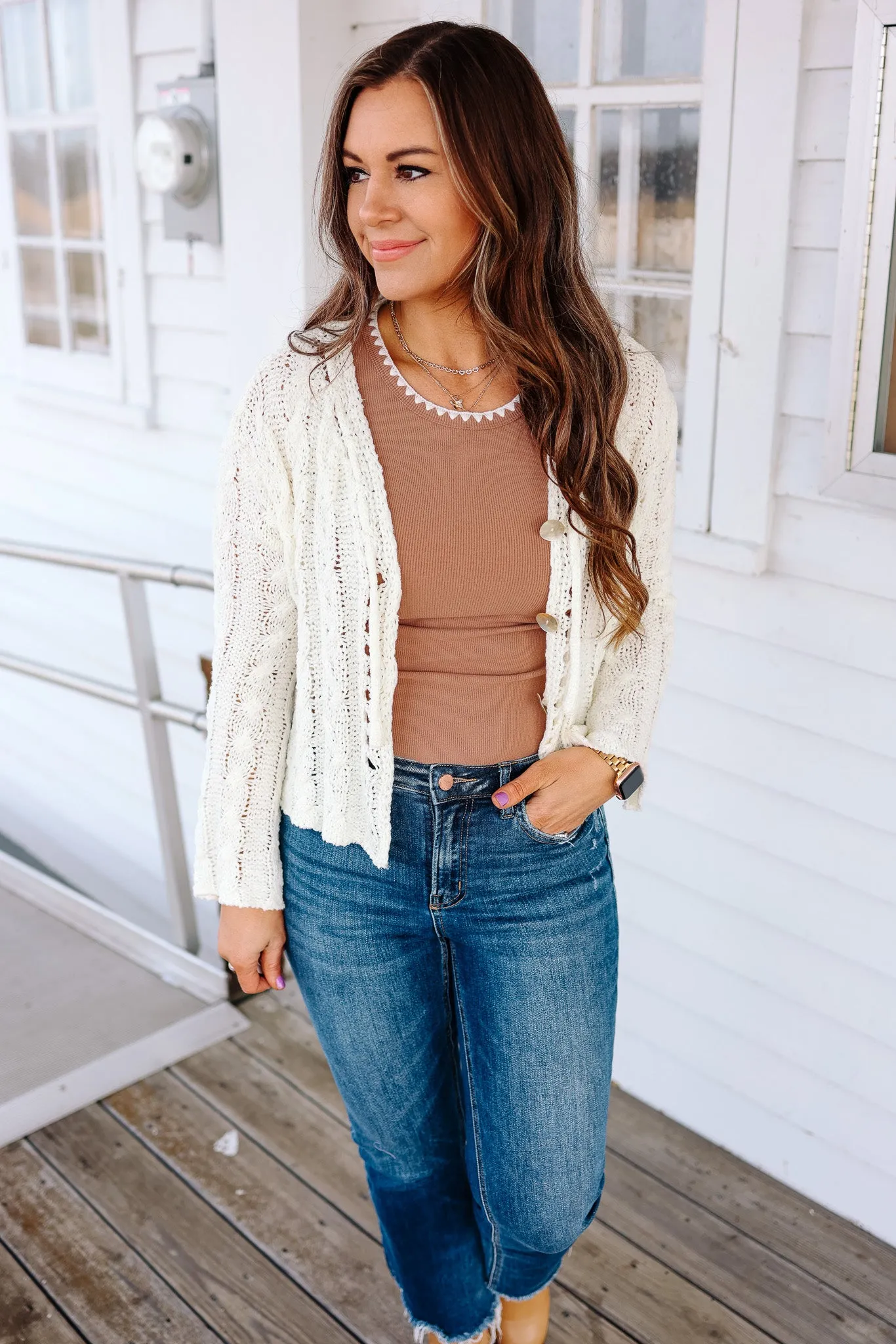 Stella Loose Knit Cardigan