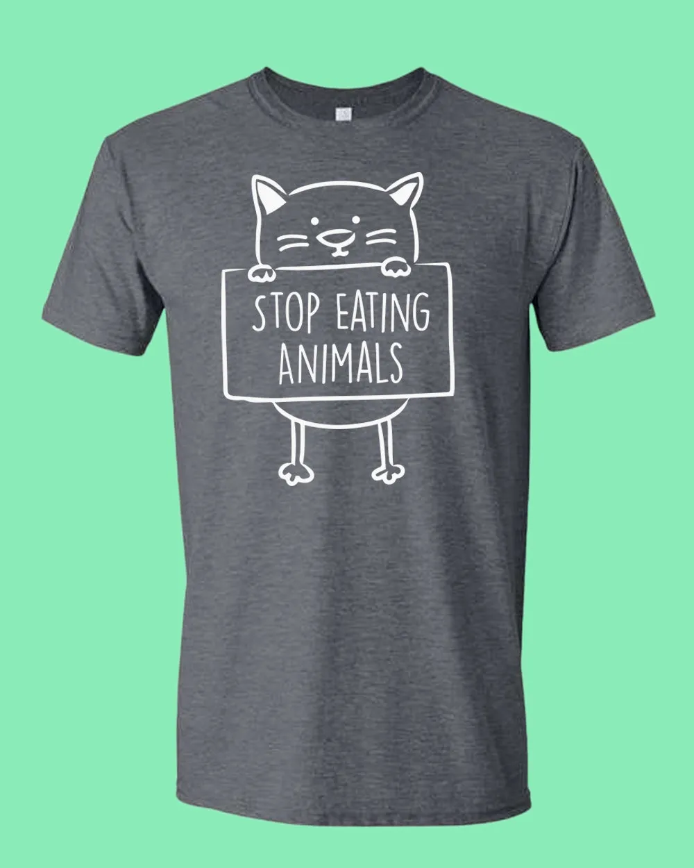 Stop Eating Animals T-shirt vegetarian T-shirt