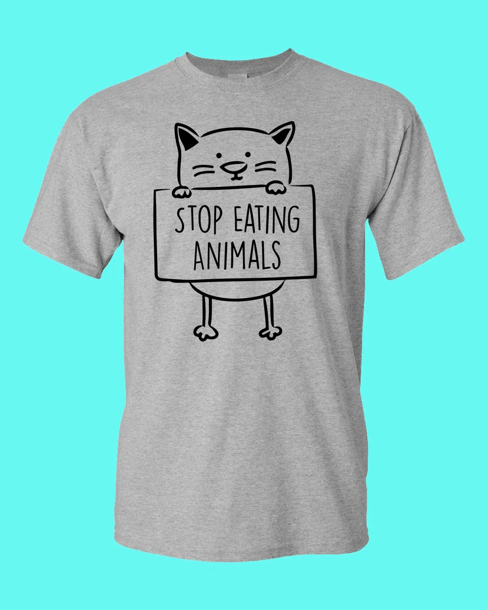 Stop Eating Animals T-shirt vegetarian T-shirt