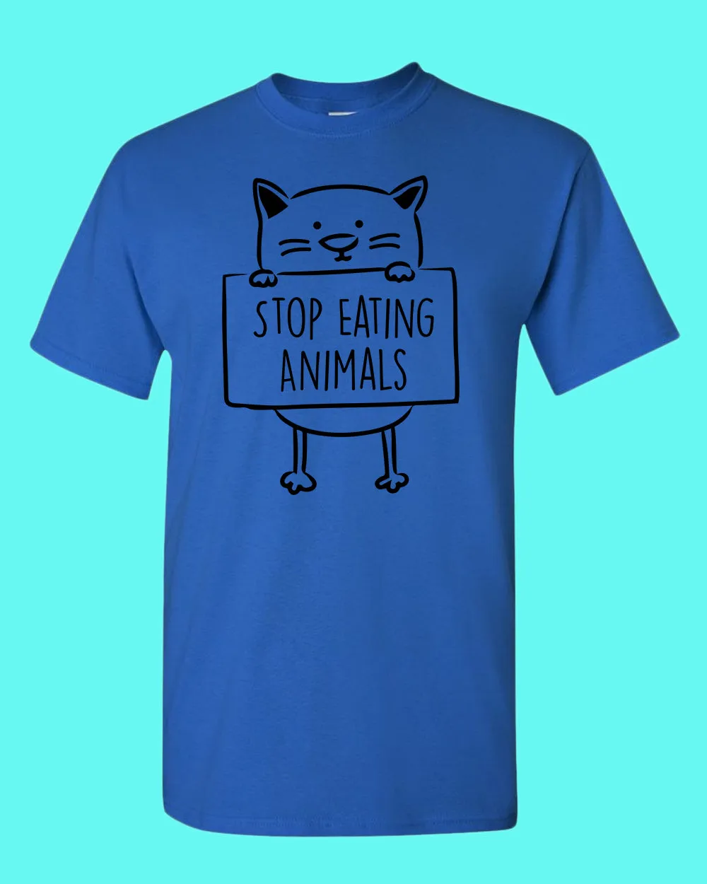 Stop Eating Animals T-shirt vegetarian T-shirt