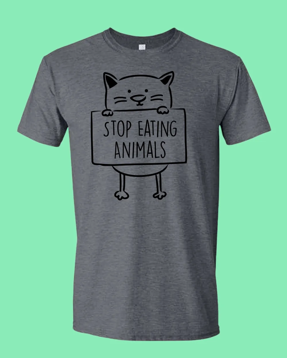Stop Eating Animals T-shirt vegetarian T-shirt