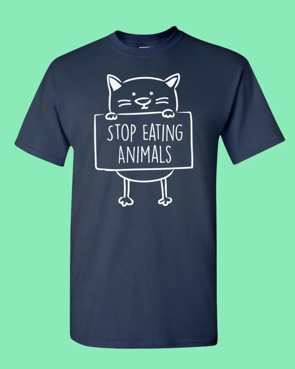 Stop Eating Animals T-shirt vegetarian T-shirt