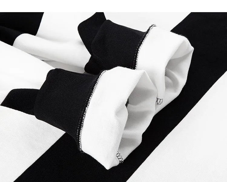 Striped Crew Neck Sweatshirt