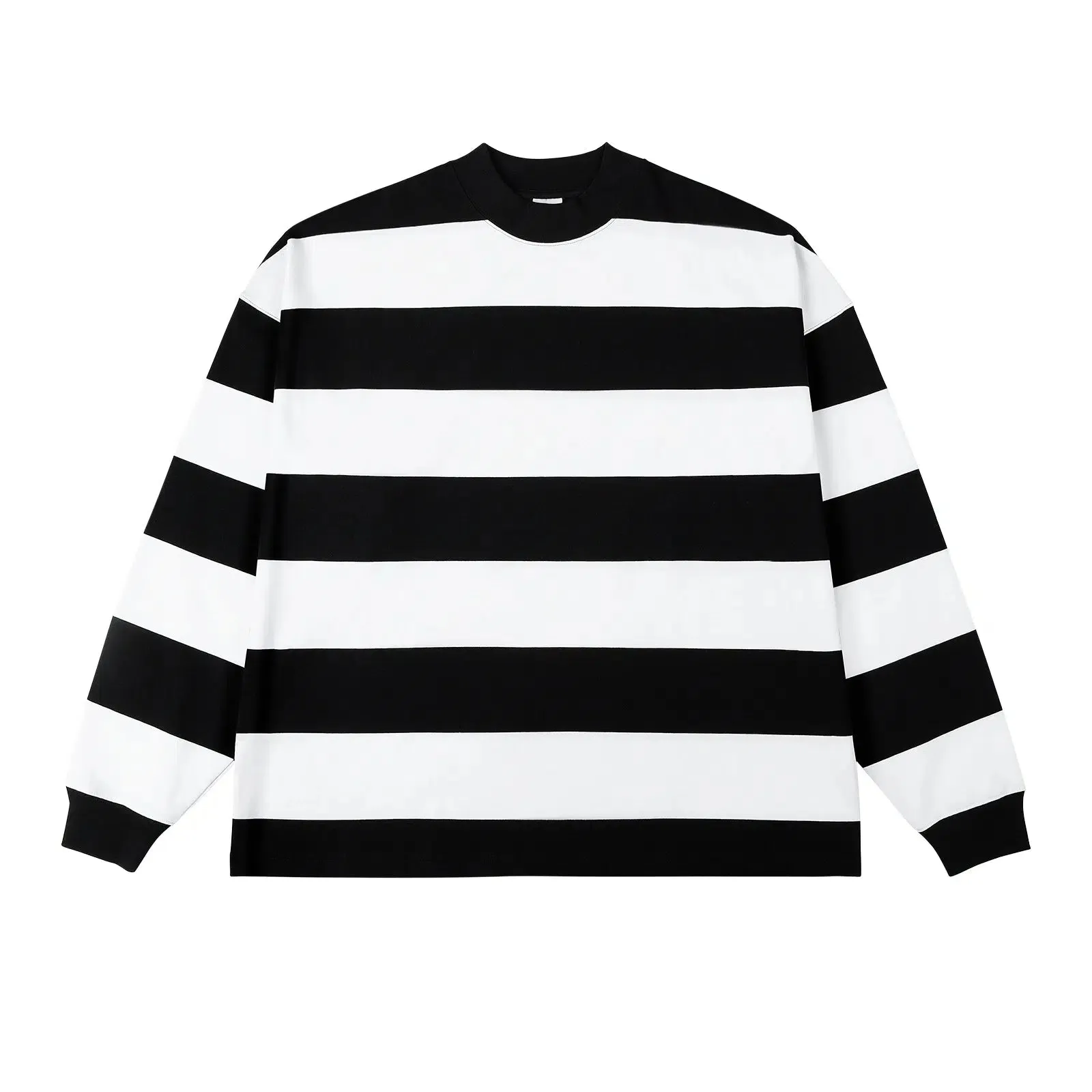 Striped Crew Neck Sweatshirt