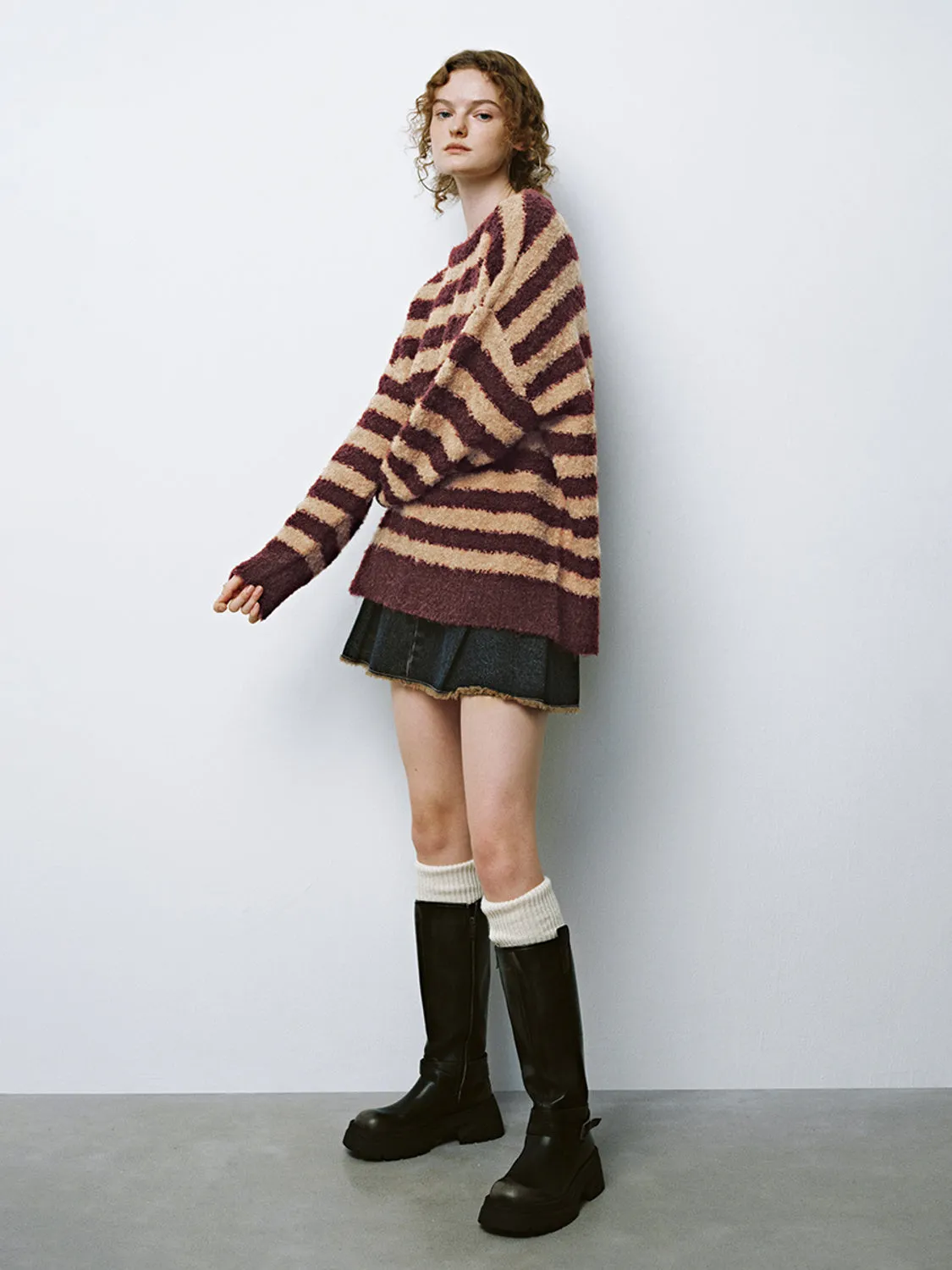 Striped Knitted T-Shirts