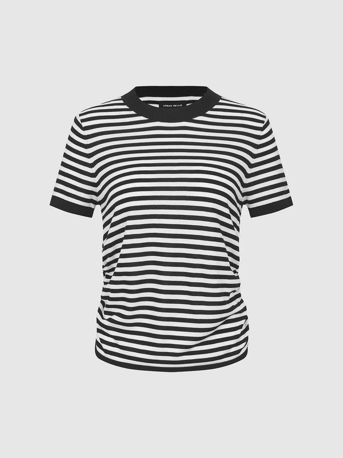 Striped Knitted T-Shirts