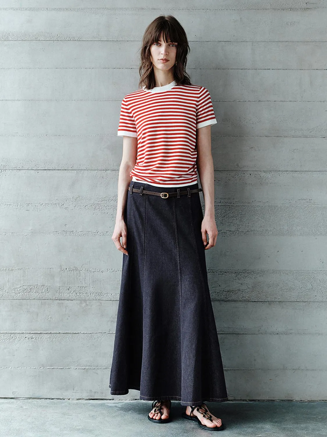 Striped Knitted T-Shirts