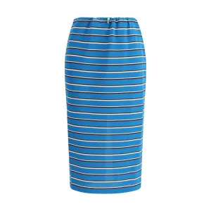Striped midi Skirt