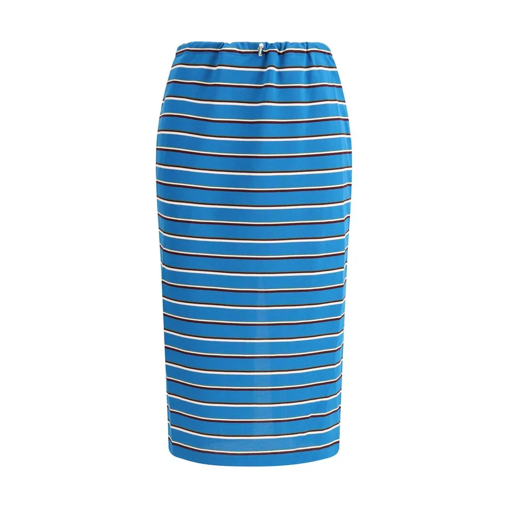 Striped midi Skirt