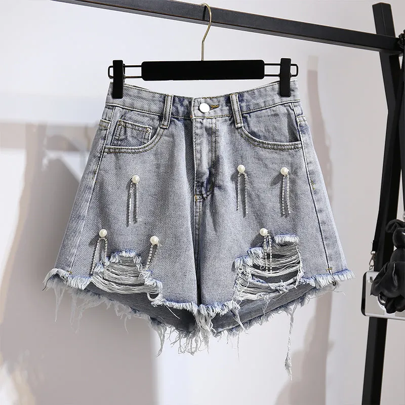 Striped Strapless Shirt Short Pants Two piece Set UB6306