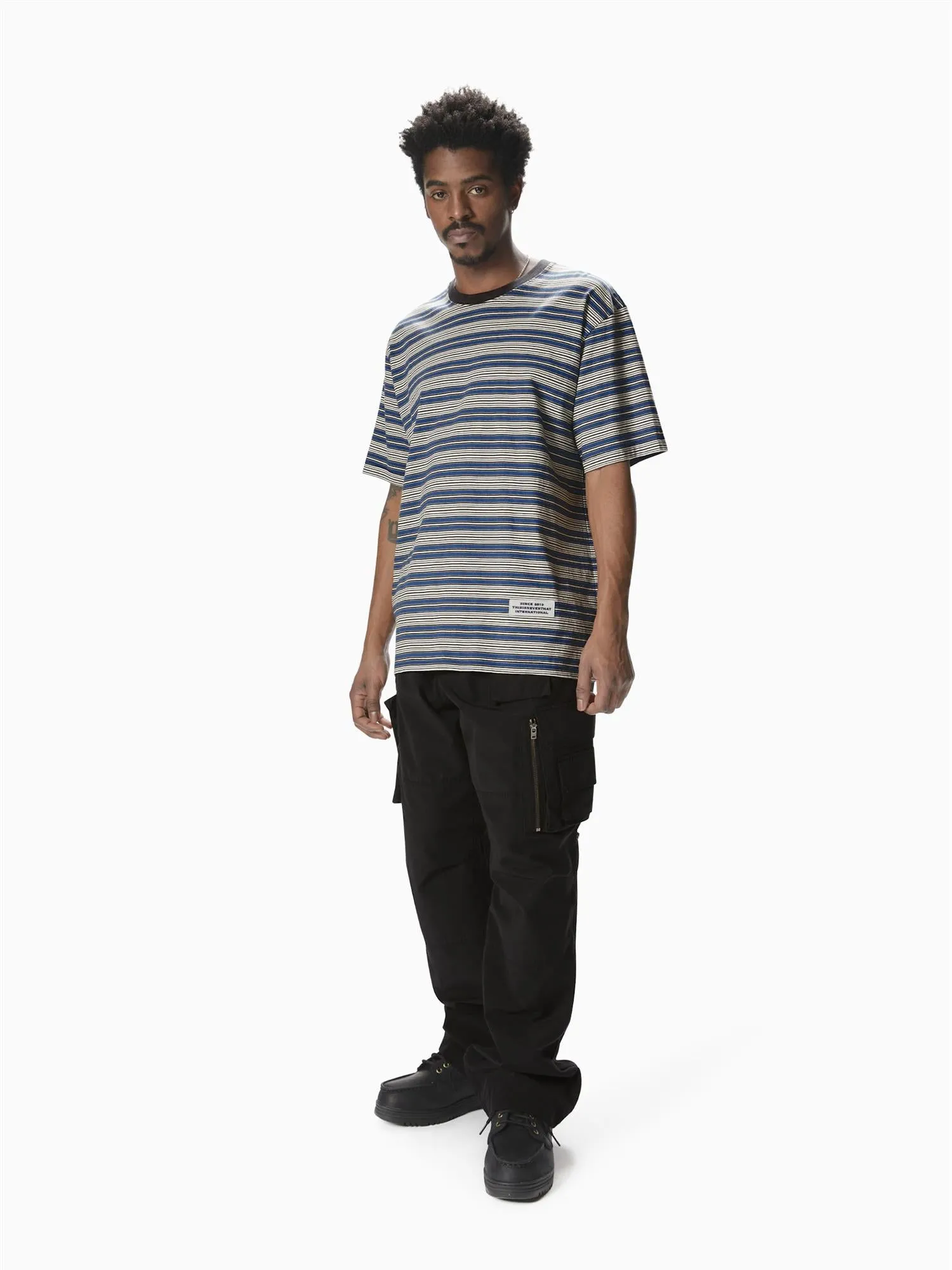 Striped Tee - Blue