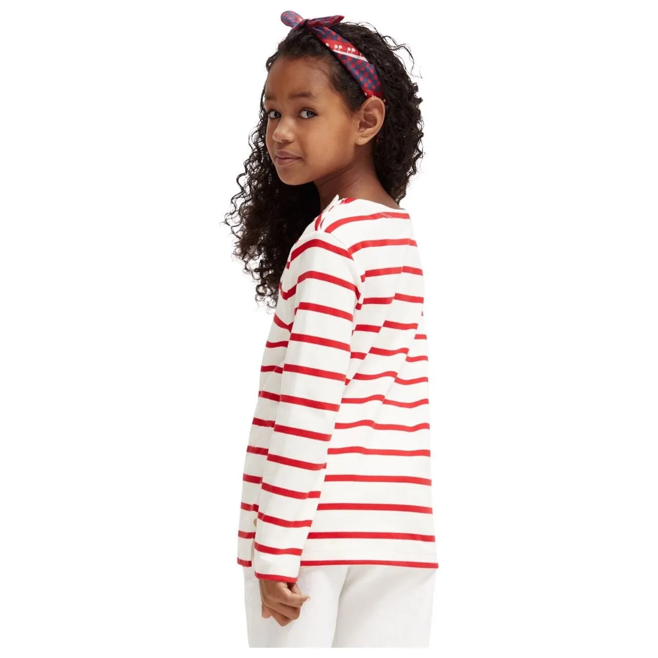 Striped Yarn-Dyed Long Sleeved T-Shirt