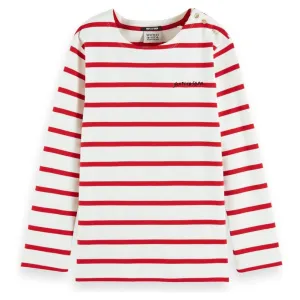Striped Yarn-Dyed Long Sleeved T-Shirt