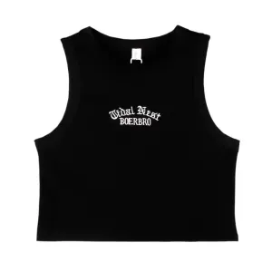 【Subscription】Women's Vintage Letter Embroidery Cami Top