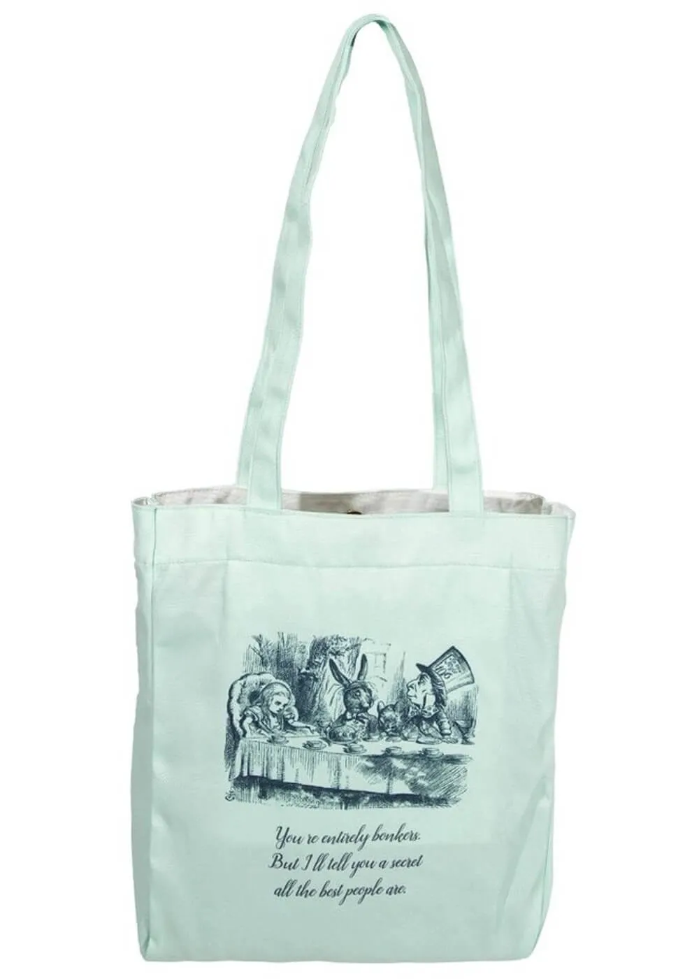 Succubus Bags Alice In Wonderland Lewis Caroll Book Tote Bag