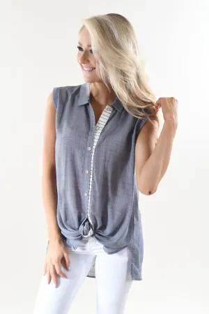 Summer Destination Sleeveless Top
