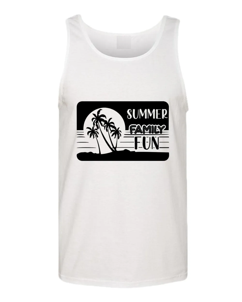 Summer family fun tank top, summer tank top, beach party tank top