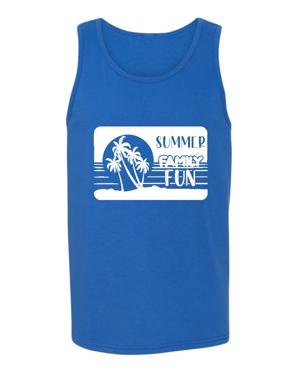 Summer family fun tank top, summer tank top, beach party tank top