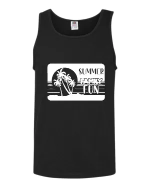 Summer family fun tank top, summer tank top, beach party tank top