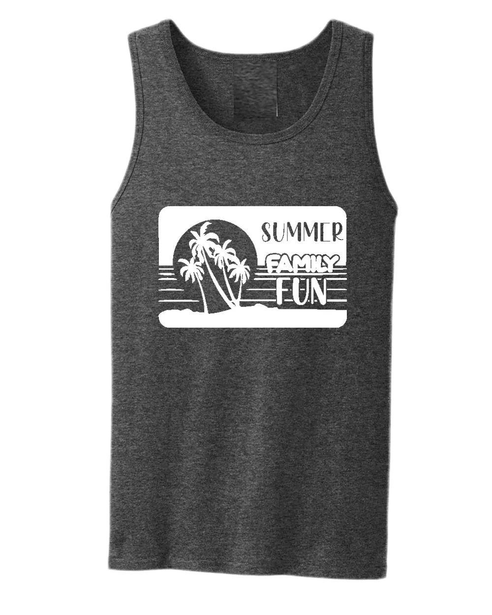 Summer family fun tank top, summer tank top, beach party tank top