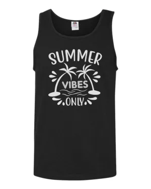Summer vibes only tank top, summer tank top, beach party tank top