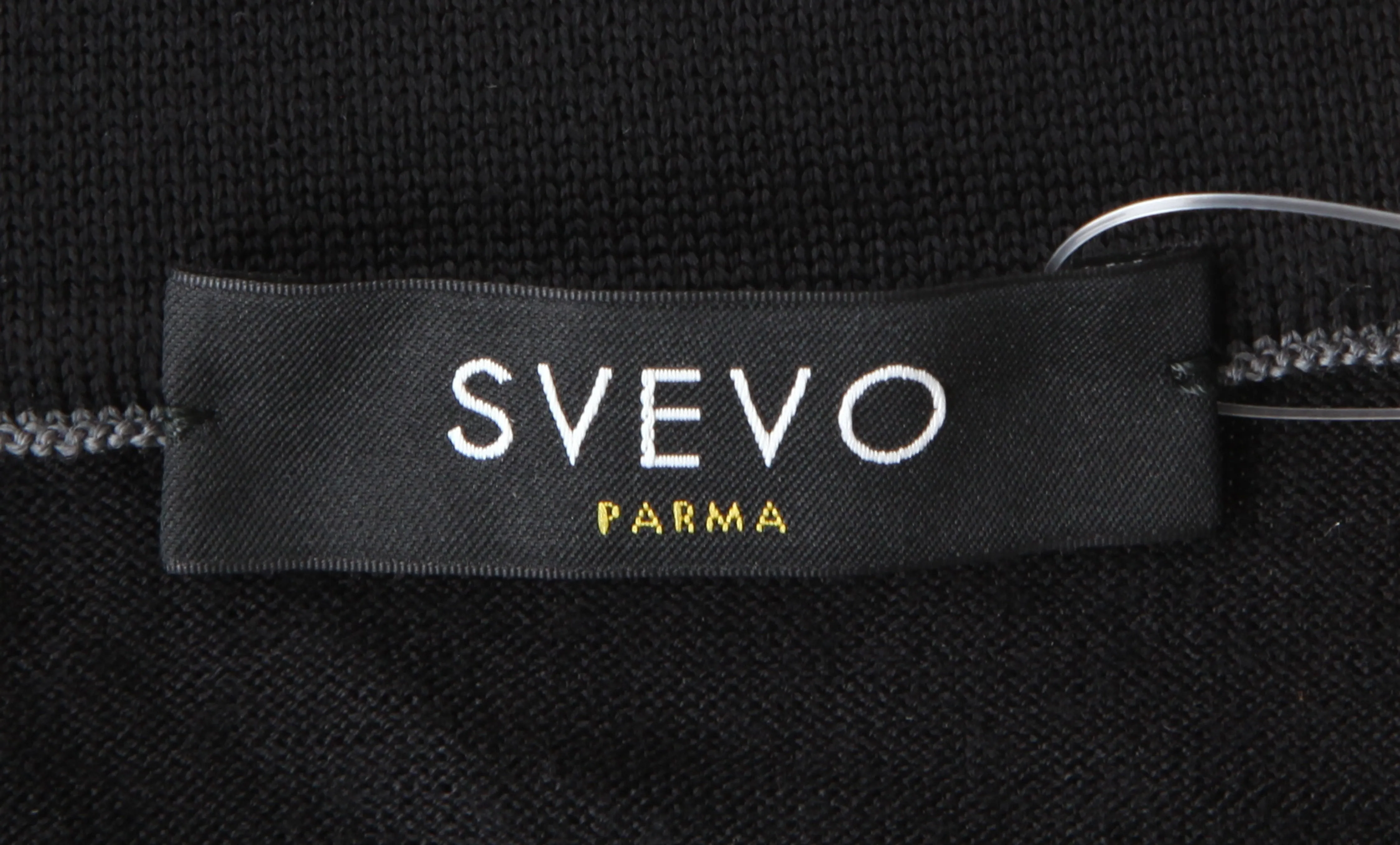 Svevo Parma Black 1/4 Button Sweater