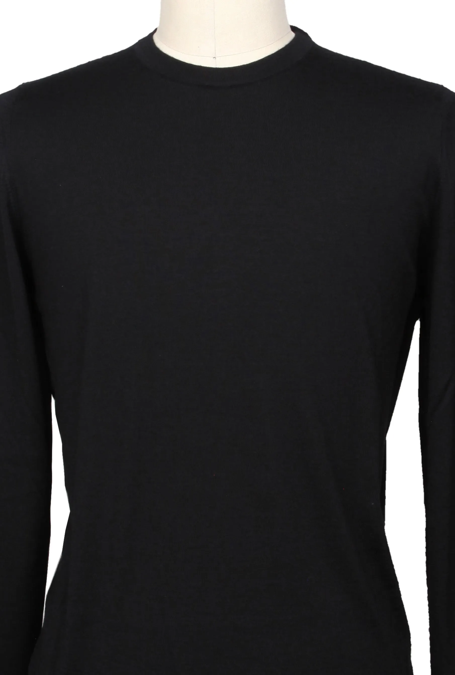 Svevo Parma Black Crewneck Sweater