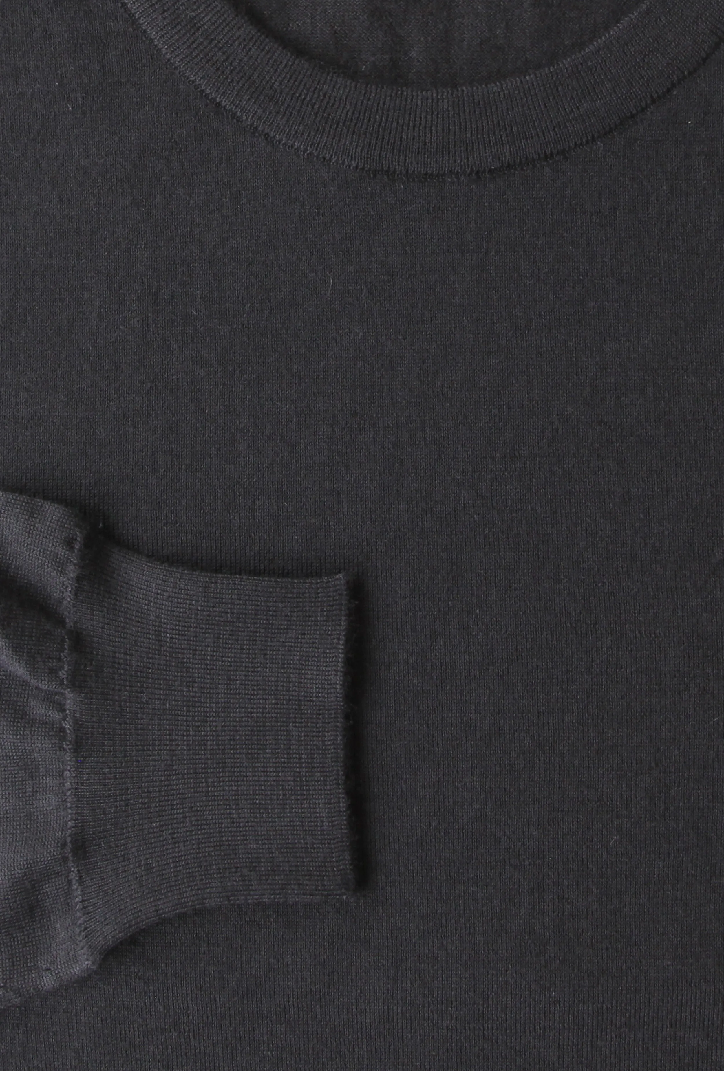 Svevo Parma Black Crewneck Sweater