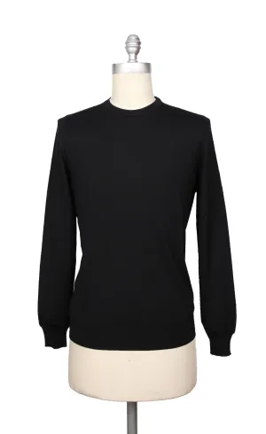 Svevo Parma Black Crewneck Sweater