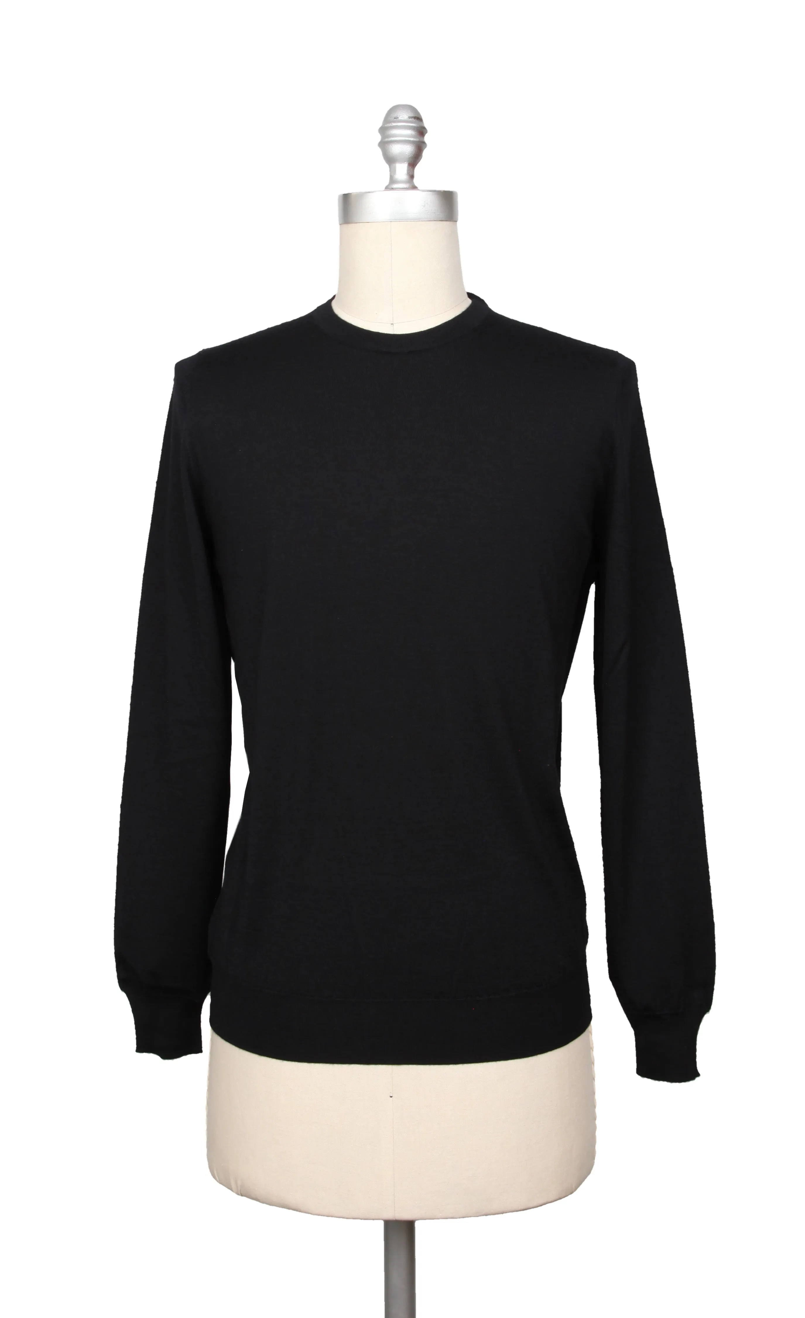 Svevo Parma Black Crewneck Sweater