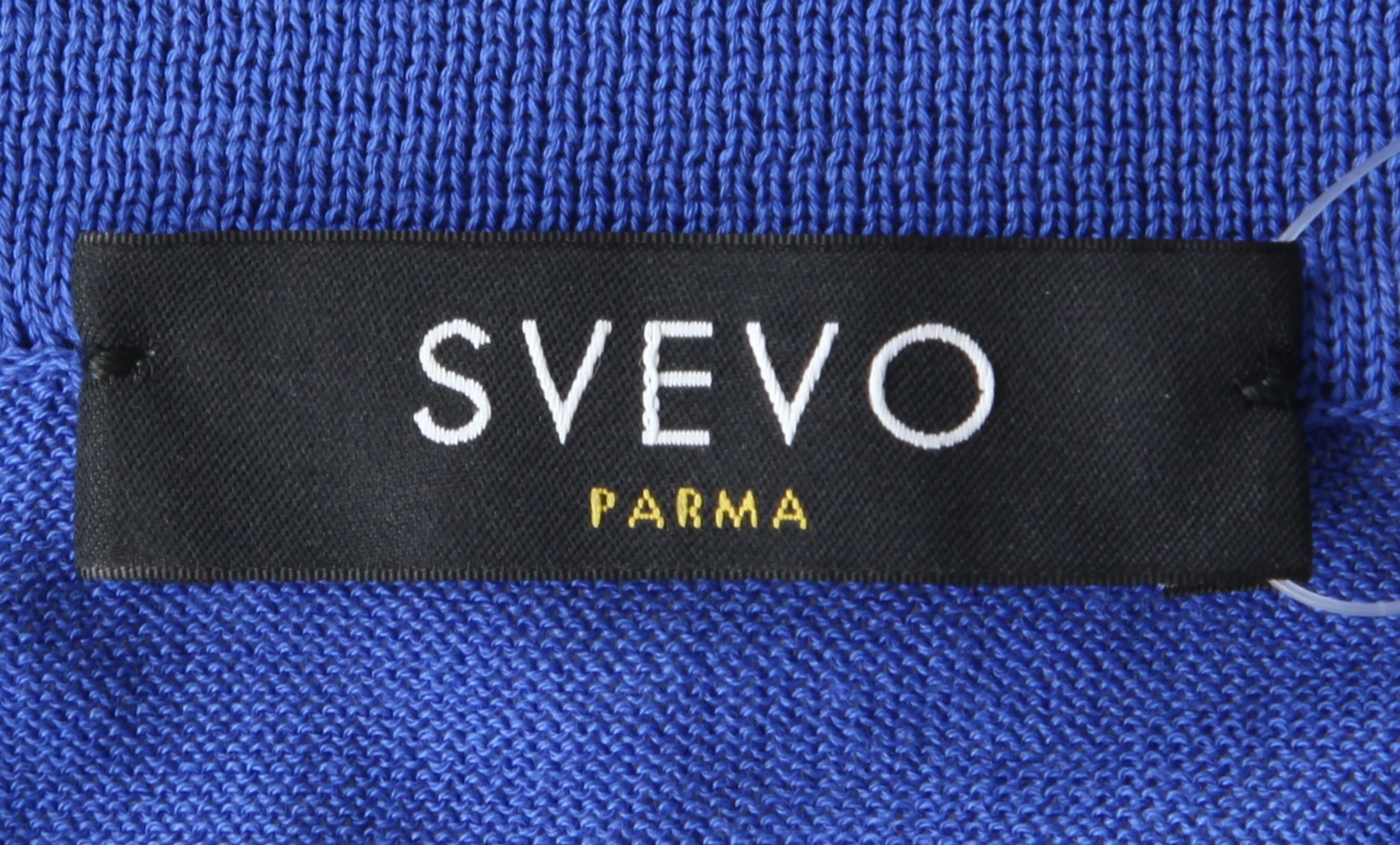 Svevo Parma Blue 1/4 Button Polo Sweater