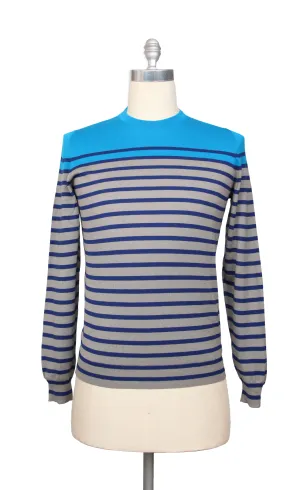 Svevo Parma Blue Crewneck Sweater