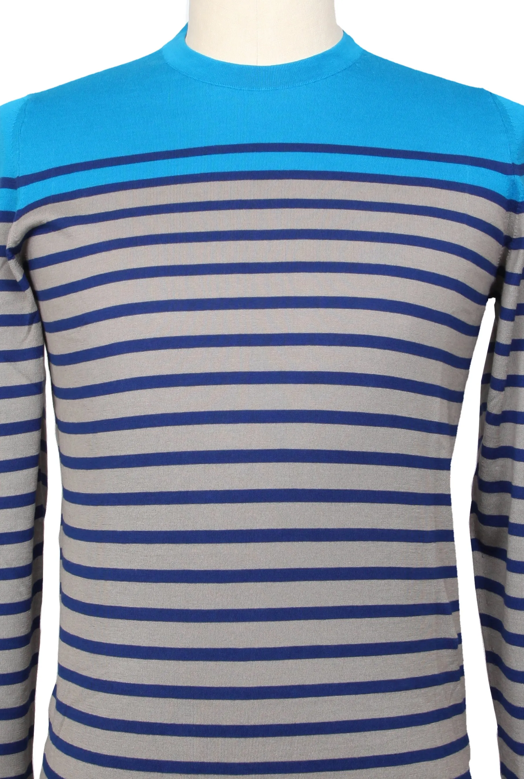 Svevo Parma Blue Crewneck Sweater